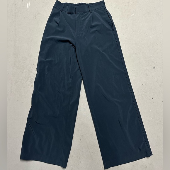 Vuori Women's Size Small Blue Villa Trouser Long Wide Leg Pants VW4086 - Picture 1 of 6